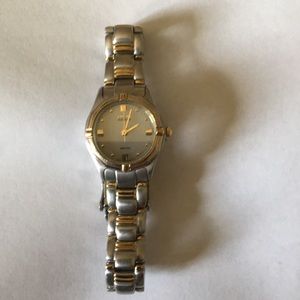 Two tone ladies watch